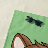 Cute rat cartoon illustration  strandtuch (Beispiel)