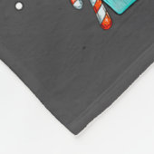 Cute Rat Terrier Le Dog Christmas Tree Xmas Fleecedecke (Ecke)