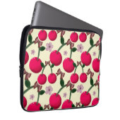 Cute red cherry pattern  laptopschutzhülle (Vorne Rechts)