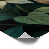 Cute Red Fox Poster (Ecke)