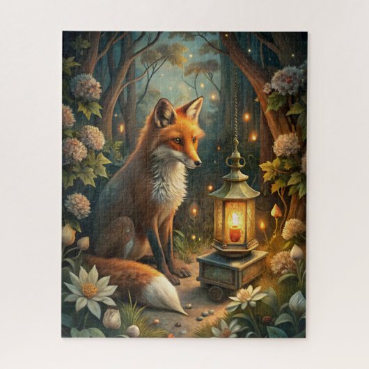 Cute Red Fox Puzzle (Vertikal)
