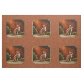 Cute Red Fox Sitting In the Sun Stoff (Yard (91,4 cm))