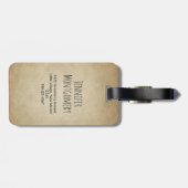 Cute Red Fox Wilderness Nature Fotograf Gepäckanhänger (Rückseite horizontal)