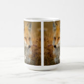 Cute Red Fox Wilderness Nature Fotograf Kaffeetasse (Mittel)