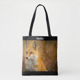 Cute Red Fox Wilderness Nature Fotograf Tasche