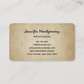 Cute Red Fox Wilderness Nature Fotograf Visitenkarte (Rückseite)