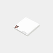 cute red glasses raccoon post-it klebezettel (angewinkelt)