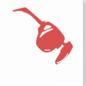 Cute Red sun glass for him\watercolor Aufkleber (Vorderseite)