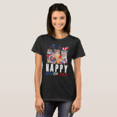 Cute Red White Blue Persian Cat Patriotic Happy 4t T-Shirt (Vorne ganz)