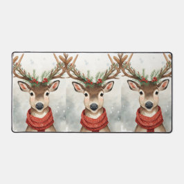 Cute Reindeer Christmas Desk Mat Schreibtischunterlage
