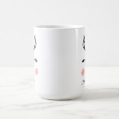 Cute Reindeer Christmas  Kaffeetasse (Mittel)