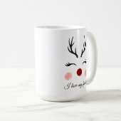 Cute Reindeer Christmas  Kaffeetasse (VorderseiteRechts)
