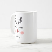 Cute Reindeer Christmas  Kaffeetasse (Vorderseite Links)