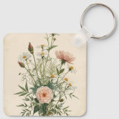 Cute Reindeer Christmas Keychain Schlüsselanhänger (Rückseite)