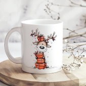 Cute Reindeer Christmas Mug – Oh Deer! Kaffeetasse