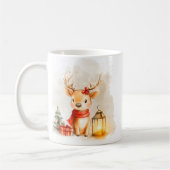 Cute Reindeer Christmas Mug Wrap Kaffeetasse (Links)