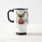Cute Reindeer Christmas Travel Mug For Cozy Winter Reisebecher (Links)