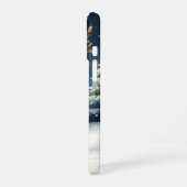 Cute reindeer christmas winter vibes iPhone 16 hülle (Linke Seite)