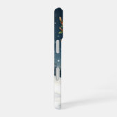 Cute reindeer christmas winter vibes iPhone 16 hülle (Rechte Seite)