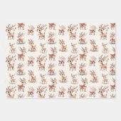 Cute Reindeer Geschenkpapier Set (Vorderseite 2)
