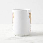 Cute Reindeer Holiday Coffee Mug Christmas Gift Kaffeetasse (Mittel)