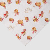 Cute Reindeer Holiday Seidenpapier (Detail)