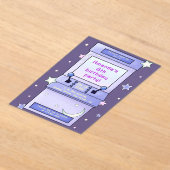 Cute Retro Arcade Game Kids Birthday Acryleinladungen (Ablage )