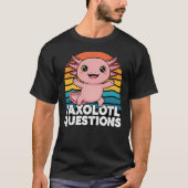 Cute Retro Axolotl Pun Design T-Shirt (Vorderseite)