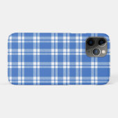 Cute Retro Blue Gingham Plaid Pattern Case-Mate iPhone Hülle (Rückseite (Horizontal))