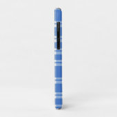 Cute Retro Blue Gingham Plaid Pattern Case-Mate iPhone Hülle (Hinten/Links)