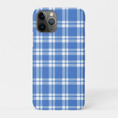 Cute Retro Blue Gingham Plaid Pattern Case-Mate iPhone Hülle (Rückseite)