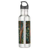 Cute retro boho Sloth Hang in there Edelstahlflasche (Rückseite)