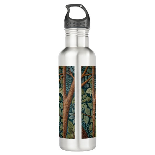 Cute retro boho Sloth Hang in there Edelstahlflasche (Rückseite)