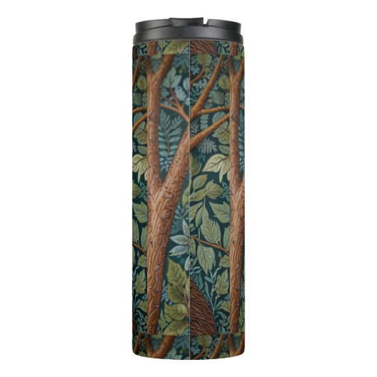 Cute retro boho Sloth Hang in there Thermosbecher (Rückseite)