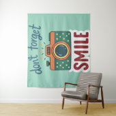 Cute Retro Camera Sticker Wandteppich (Beispiel)