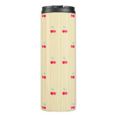 Cute Retro Cherry Pattern Retro Pop Thermosbecher (Rückseite)