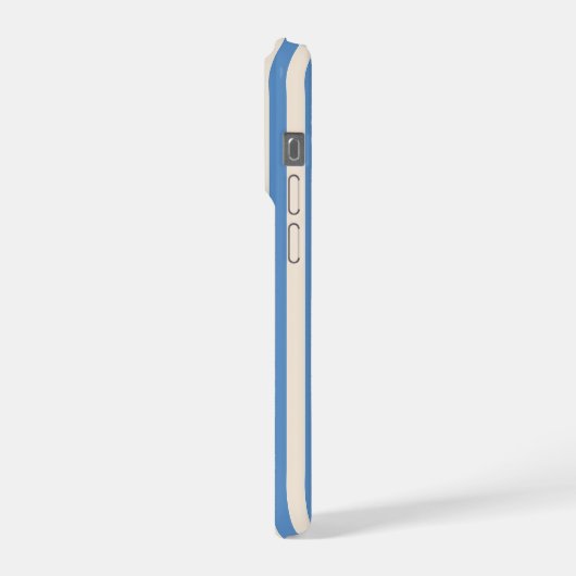 Cute Retro Cherry Stripes iPhone Hülle (Linke Seite)