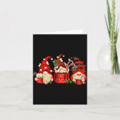 Cute Retro Chocolate Hot Cocoa Mug Funny Gnomes Ch Karte (Vorderseite)
