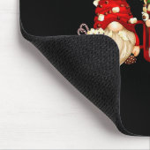 Cute Retro Chocolate Hot Cocoa Mug Funny Gnomes Ch Mousepad (Ecke)