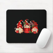 Cute Retro Chocolate Hot Cocoa Mug Funny Gnomes Ch Mousepad (Mit Mouse)