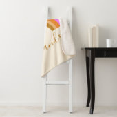 Cute Retro Rainbow Personalized Script Name Sherpadecke (Beispiel)