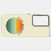 Cute Retro Sunset Phone Case Samsung Galaxy Hülle (Linke Seite)