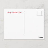 Cute Retro Valentine Cats Postkarte (Rückseite)