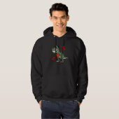 Cute Rex   Dinosaur in Love Hoodie (Vorne ganz)
