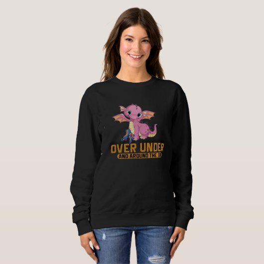 Cute Rex for Dinosaur and Trex 1 Sweatshirt (Vorne ganz)