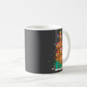 Cute Rhodesian Ridgeback Le Dog Christmas Tree Xma Kaffeetasse (VorderseiteRechts)