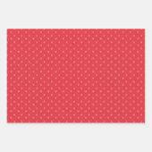 Cute Ribbon Love Seamless Pattern Wrapping Paper, Geschenkpapier Set (Vorderseite)