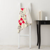 Cute Ribbon Pattern Sherpadecke (Beispiel)