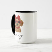 Cute RN Crochet Dog Valentine’s Day Tasse (Vorderseite Links)