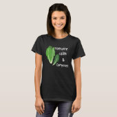 Cute Romaine Cool Calm and Composed  Zen Calming T-Shirt (Vorne ganz)
